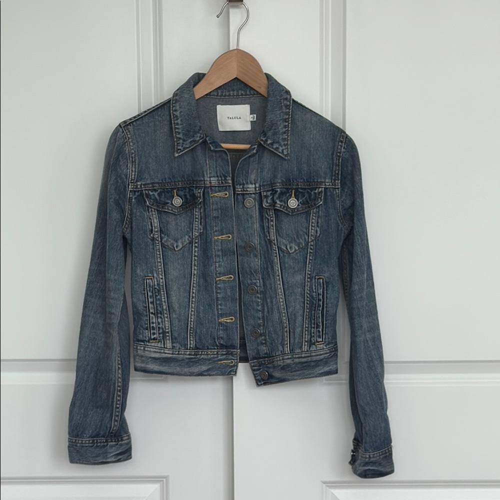 Talula Blue Jean Jacket Classic Cropped Design